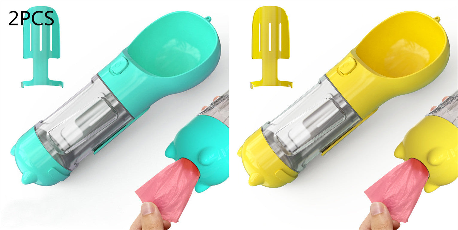 Portable 3-in-1 Pet Outdoor Travel Dog Water Bottle
