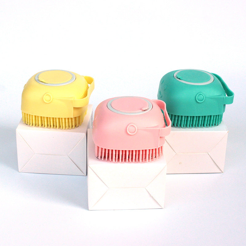 Silicone Pet Bathing & Massage Glove Brush — Pet Grooming Supplies